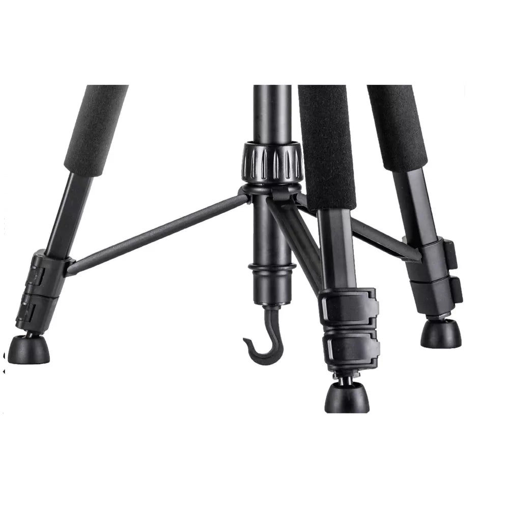 66 Inch Heavy Duty Camera Tripod with 3-Way Panhead and Quick Release Plate